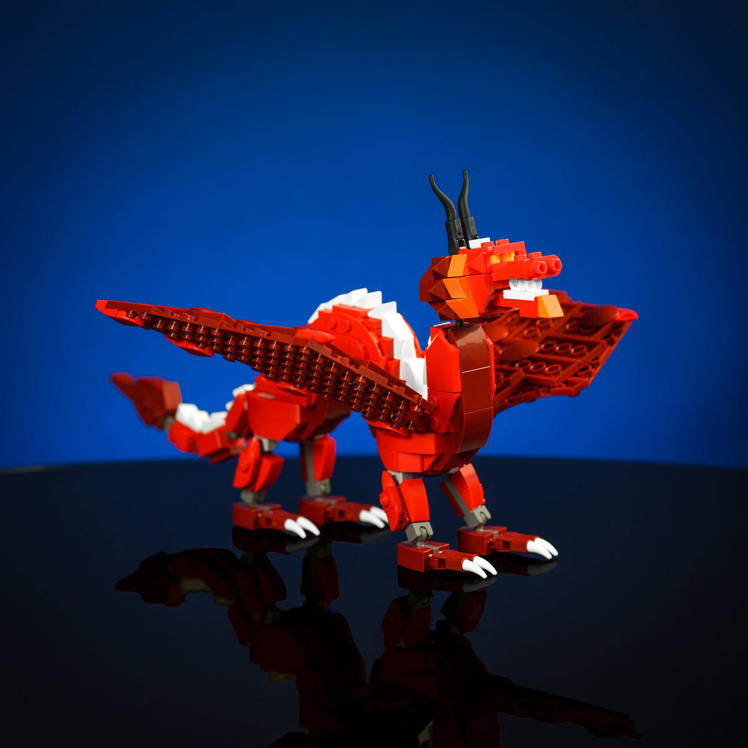 Mini Dragon Made of LEGO bricks by Bricker Builds studio photo