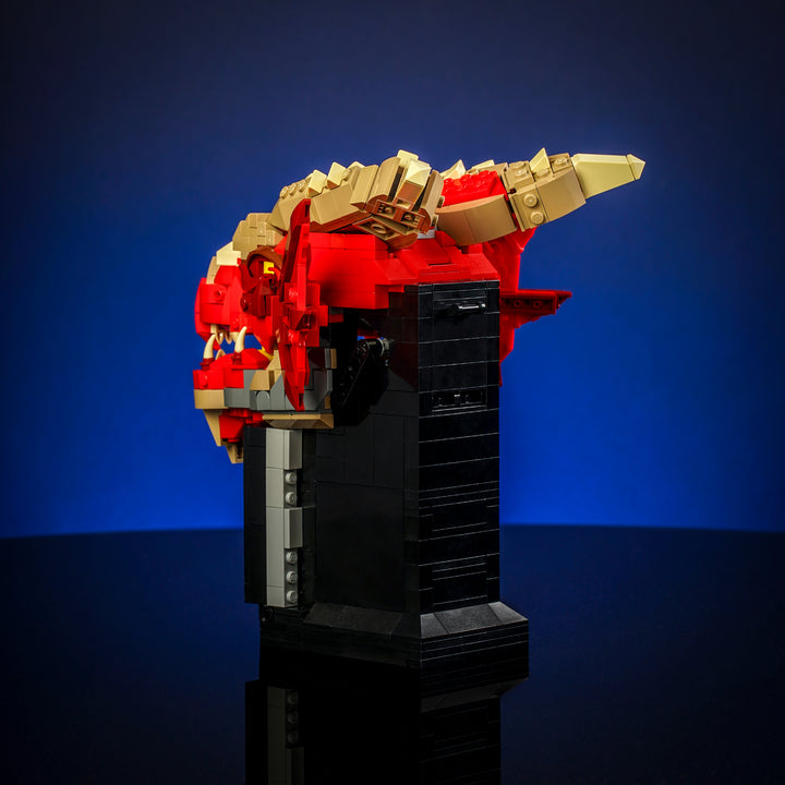 Red Dragon Dice Tower by Bricker Builds with LEGO Bricks4