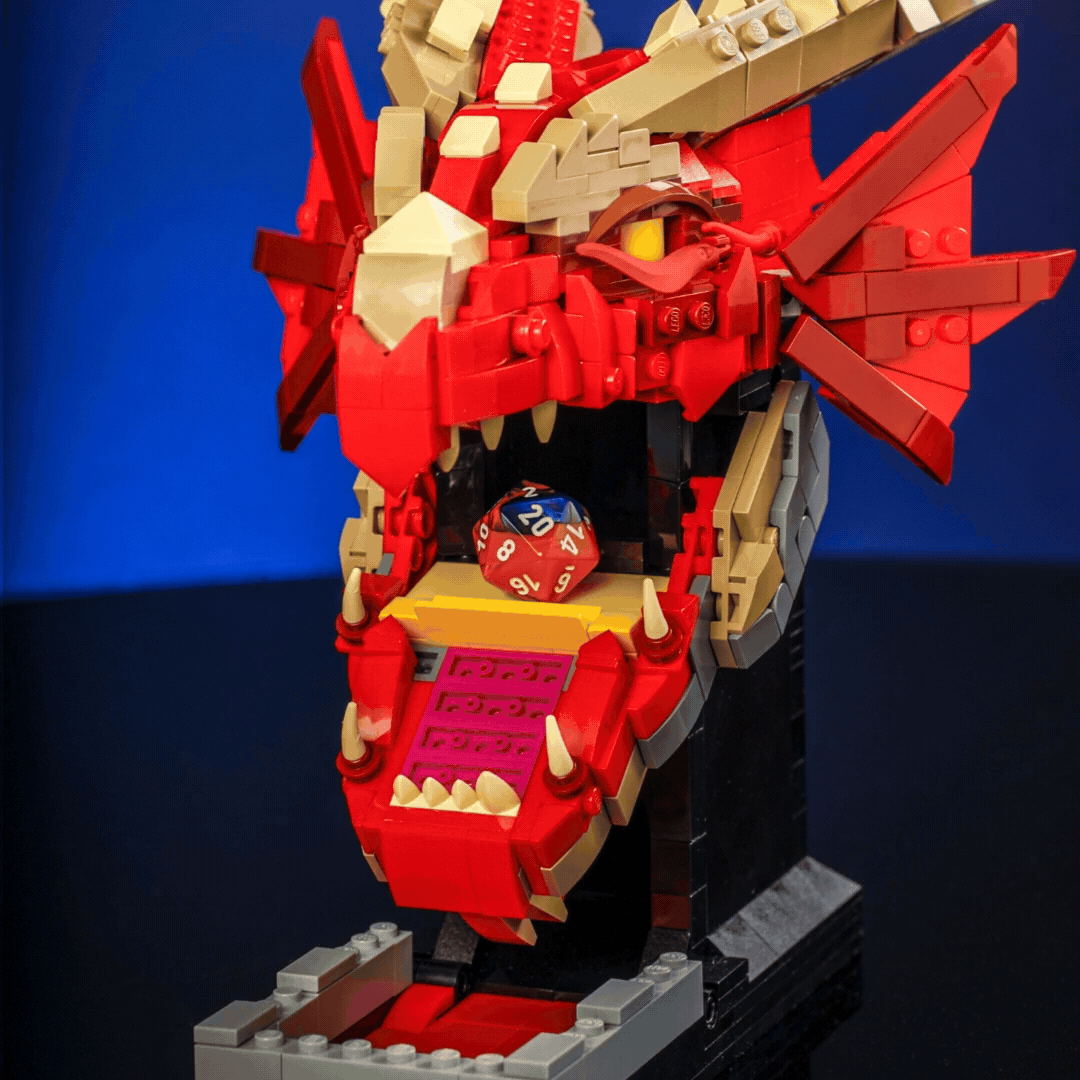 Red Dragon Dice Tower by Bricker Builds with LEGO Bricks1