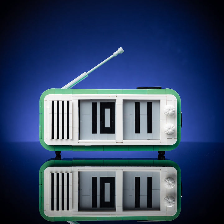 Retro Alarm Clock Life-Sized Replica built with LEGO® bricks - by Bricker Builds