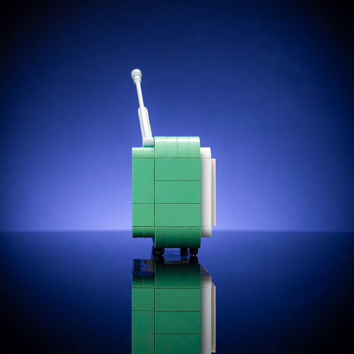 Retro Alarm Clock Life-Sized Replica built with LEGO® bricks - by Bricker Builds