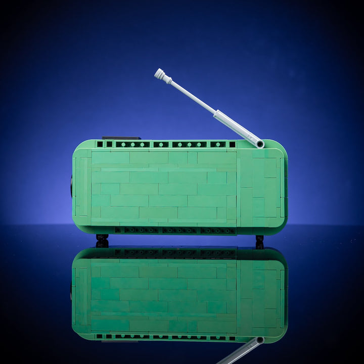 Retro Alarm Clock Life-Sized Replica built with LEGO® bricks - by Bricker Builds