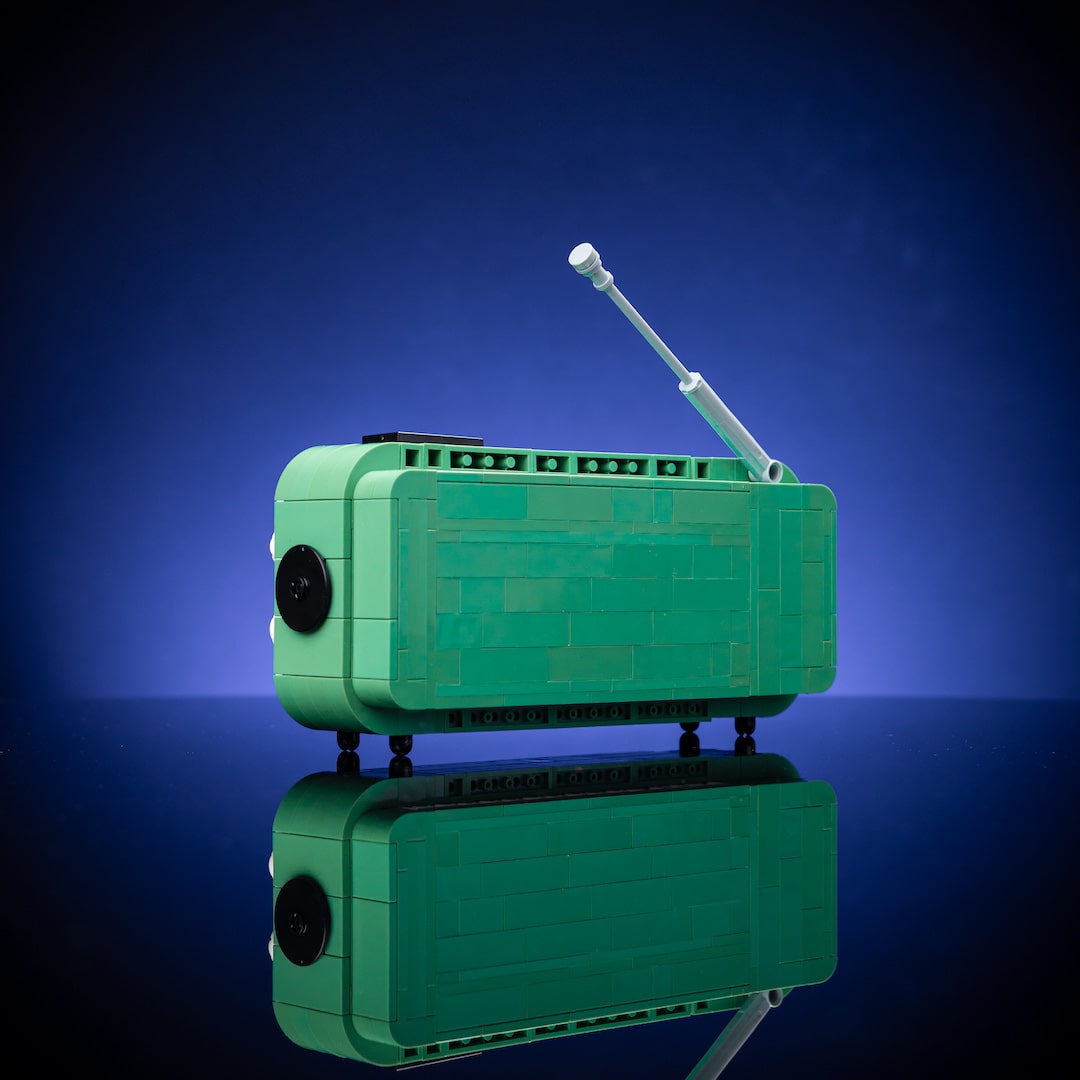 Retro Alarm Clock Life-Sized Replica built with LEGO® bricks - by Bricker Builds