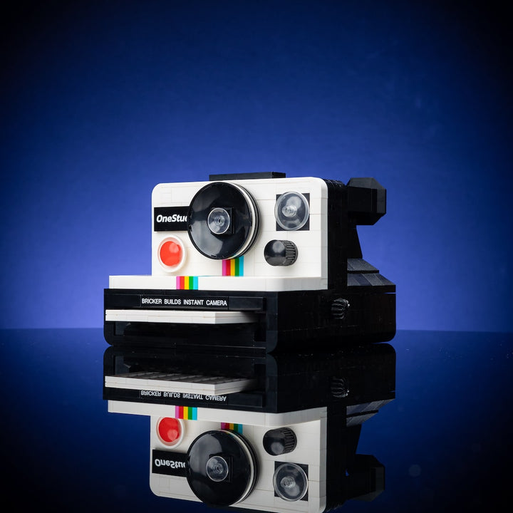 Retro Instant Camera Life-Sized Replica built with LEGO® bricks - by Bricker Builds