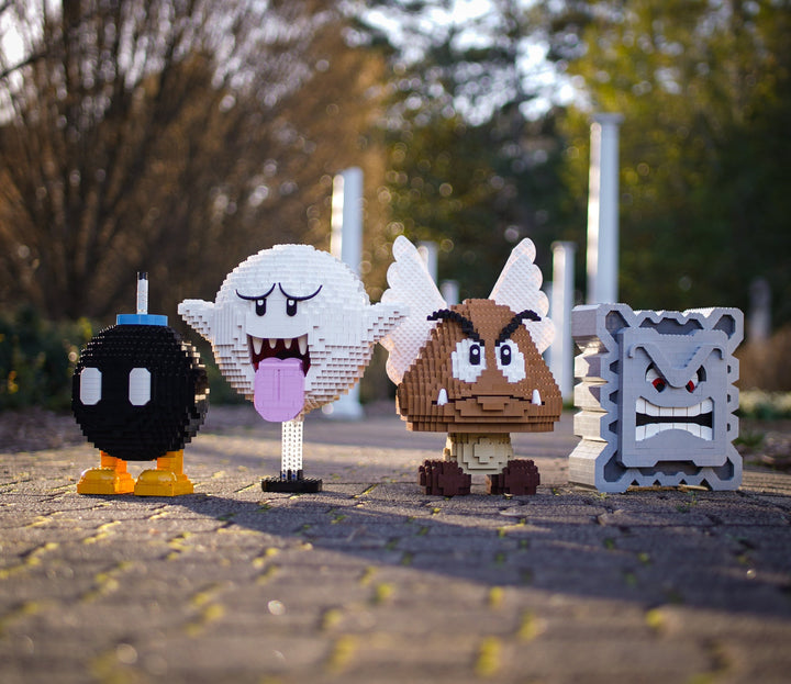 Angry Ghost Life-Sized Replica built with LEGO® bricks - by Bricker Builds