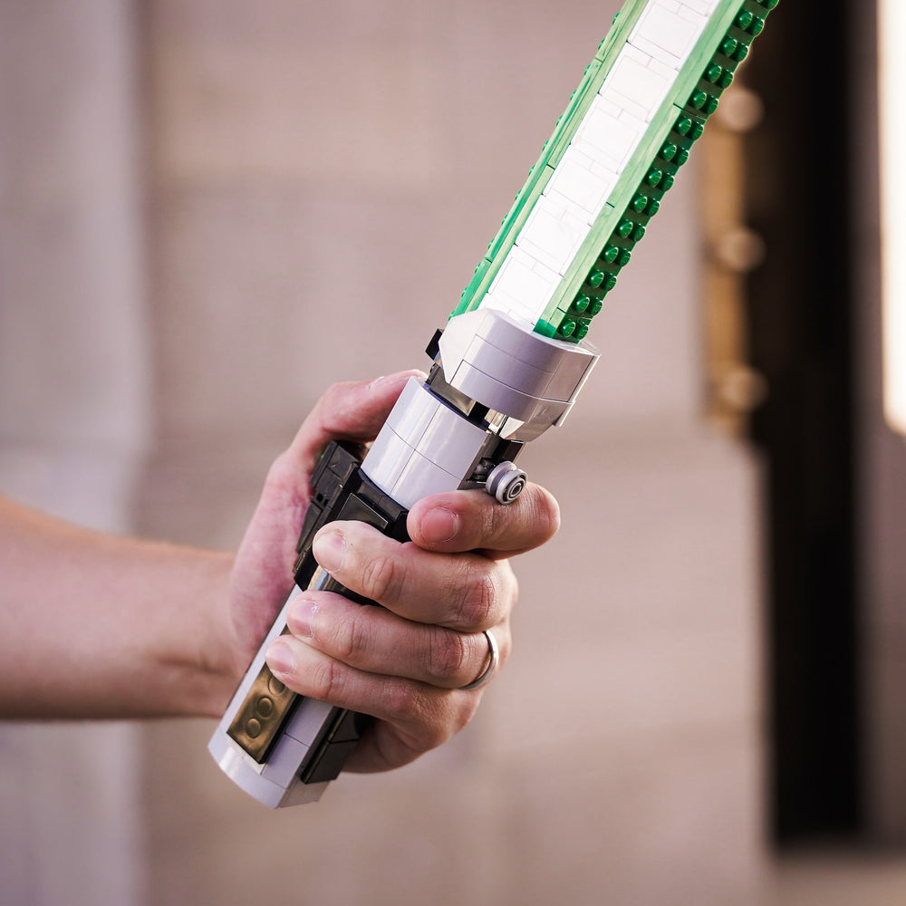 The Wise Master's Saber Life-Sized Replica built with LEGO® bricks - by Bricker Builds