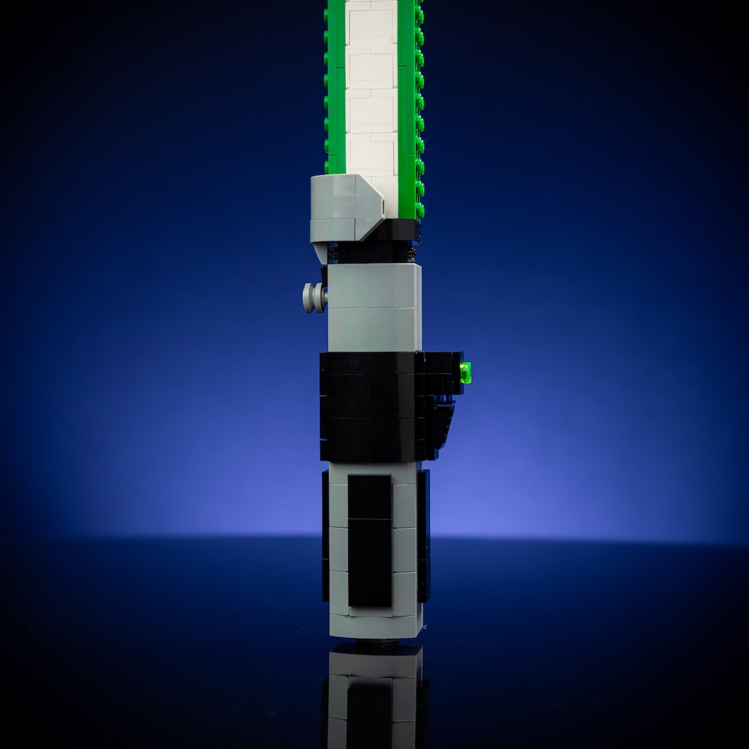 The Wise Master's Saber Life-Sized Replica built with LEGO® bricks - by Bricker Builds