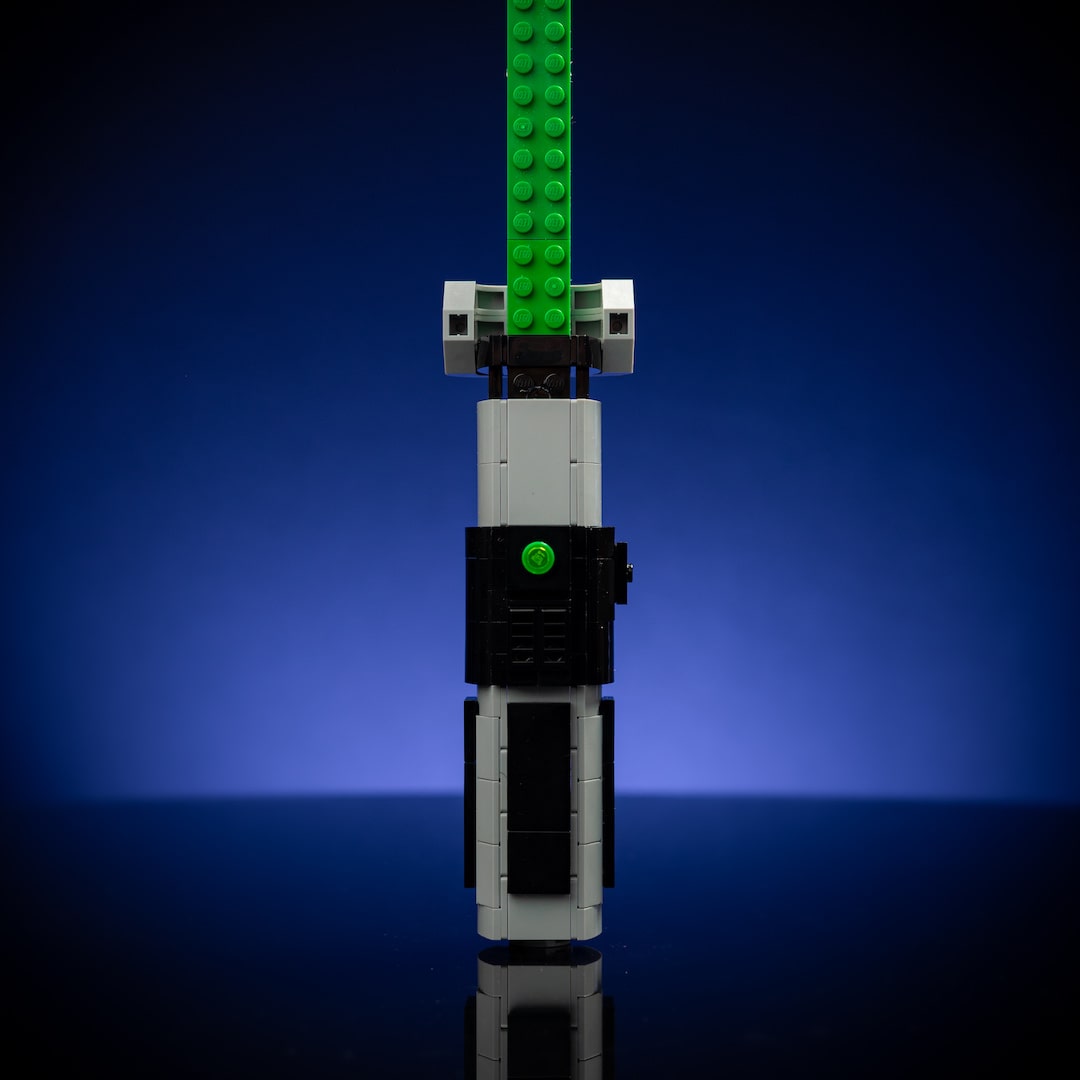 The Wise Master's Saber Life-Sized Replica built with LEGO® bricks - by Bricker Builds