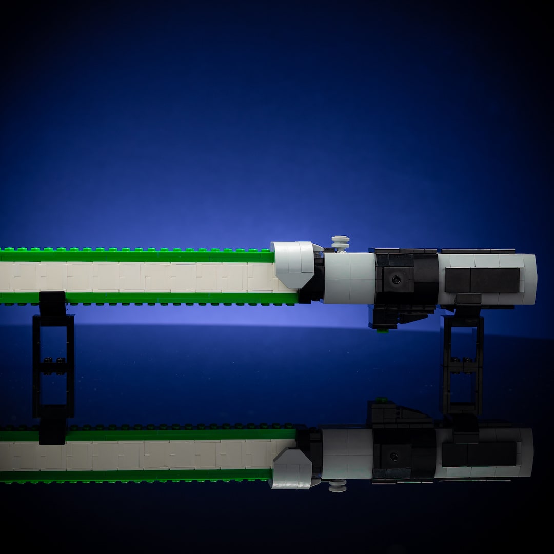 The Wise Master's Saber Life-Sized Replica built with LEGO® bricks - by Bricker Builds