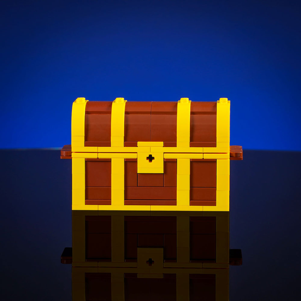 [Exclusive] Mini Yellow Treasure Chest - Bricker Builds