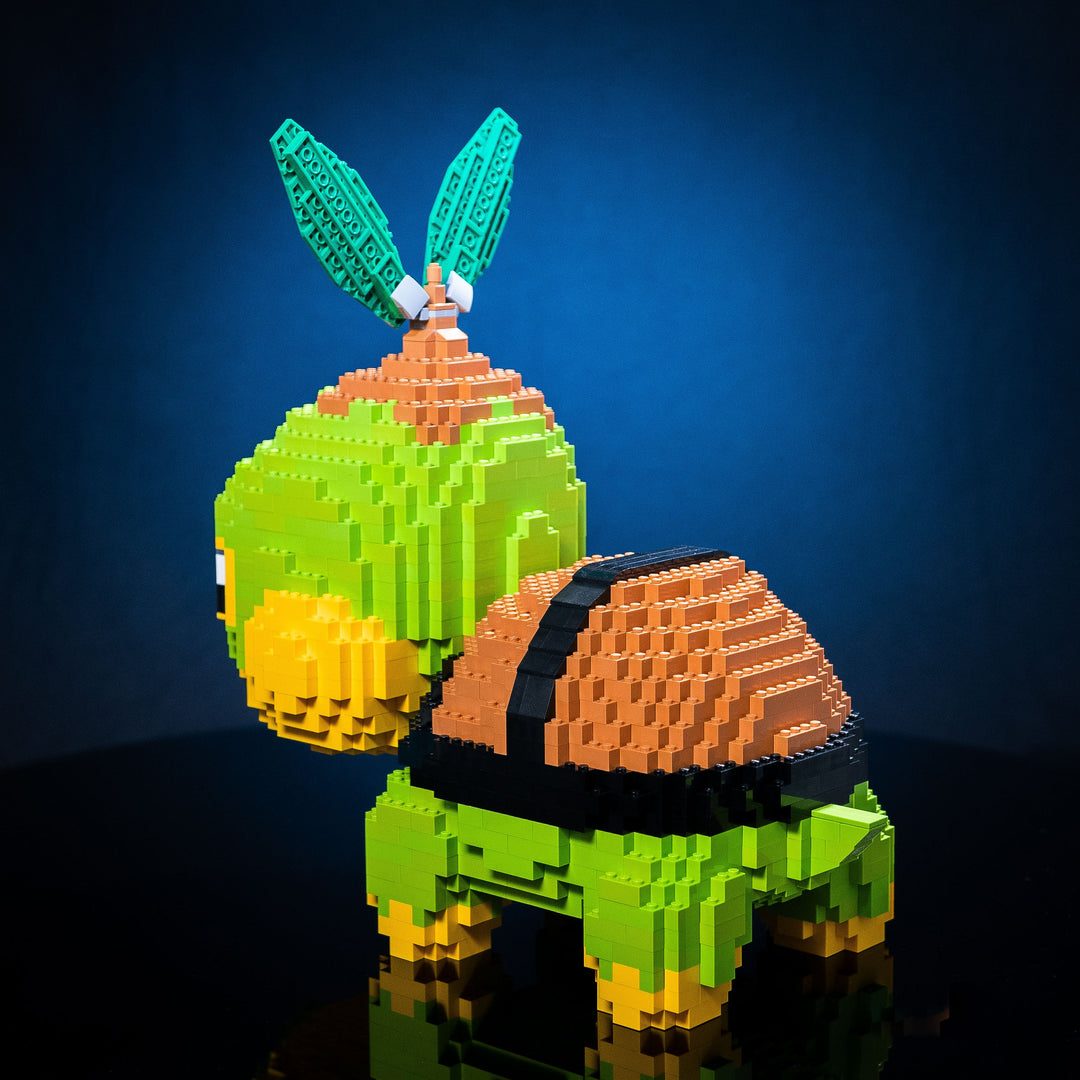 World Turtle Life-Sized Sculpture built with LEGO® bricks - by Bricker Builds