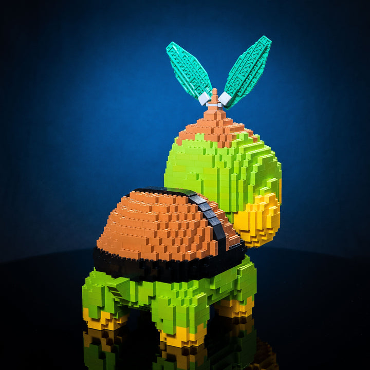 World Turtle Life-Sized Sculpture built with LEGO® bricks - by Bricker Builds