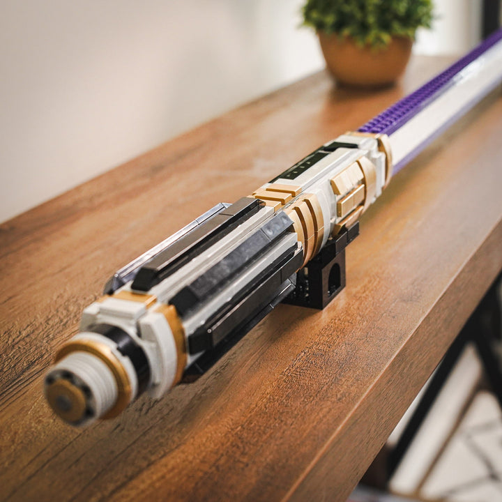 Windu's Saber Life-Sized Replica built with LEGO® bricks - by Bricker Builds