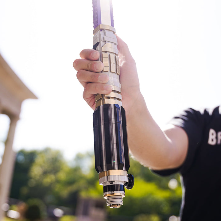 Windu's Saber Life-Sized Replica Made of LEGO® Bricks By Bricker Builds