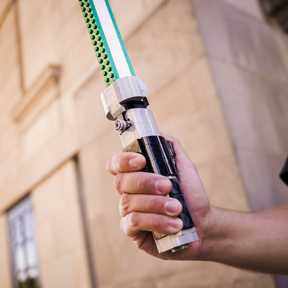 The Wise Master's Saber Life-Sized Replica built with LEGO® bricks - by Bricker Builds