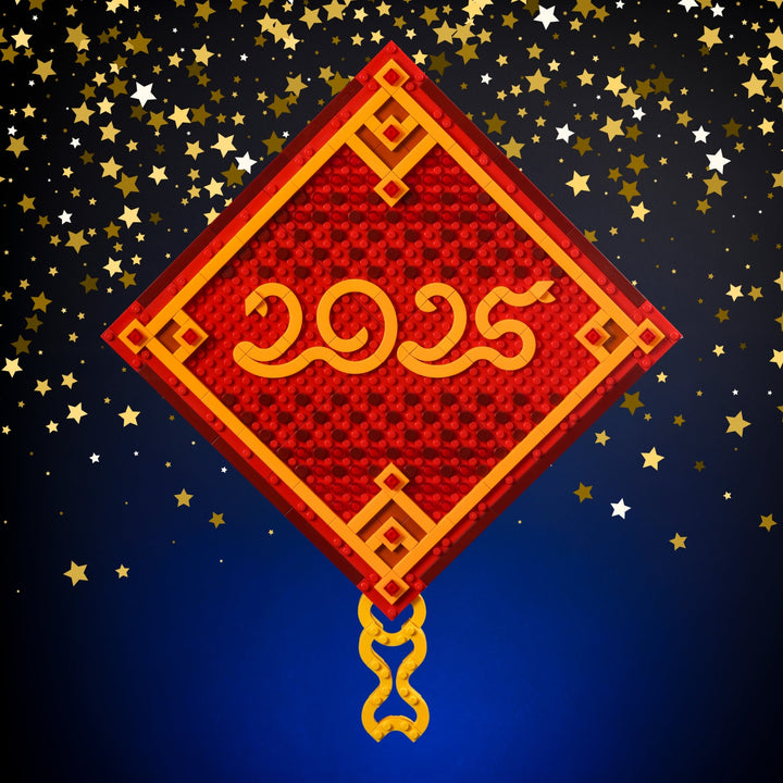 Year of the Snake Wall Art Instructions