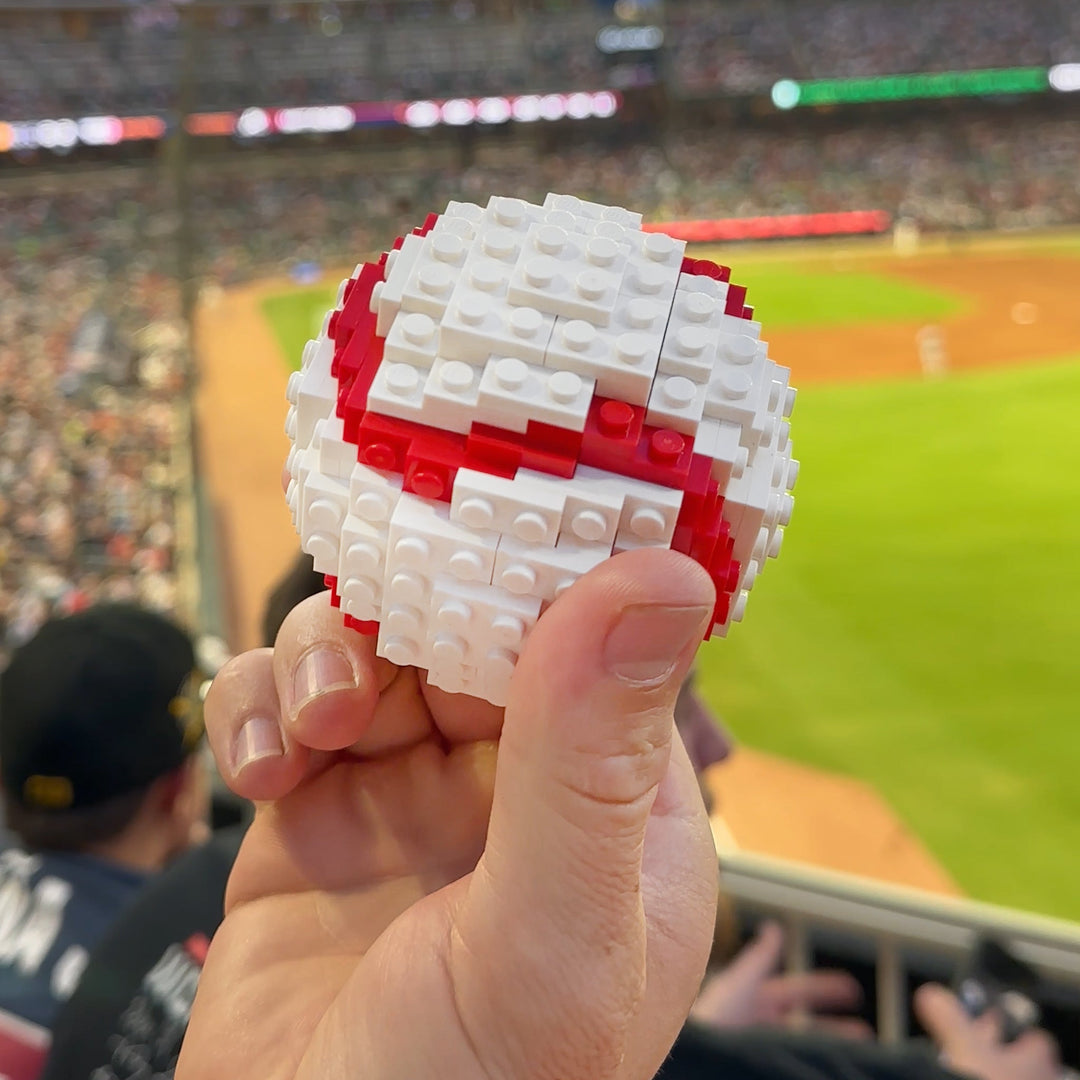 Baseball Life-Sized Replica built with LEGO® bricks - by Bricker Builds