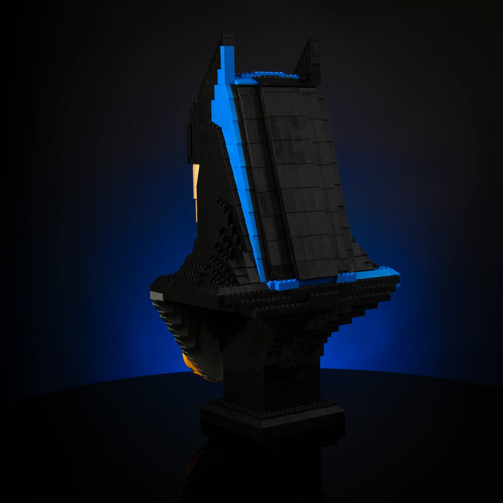 Animated Bat Life Sized Bust 3/4 left back studio photos