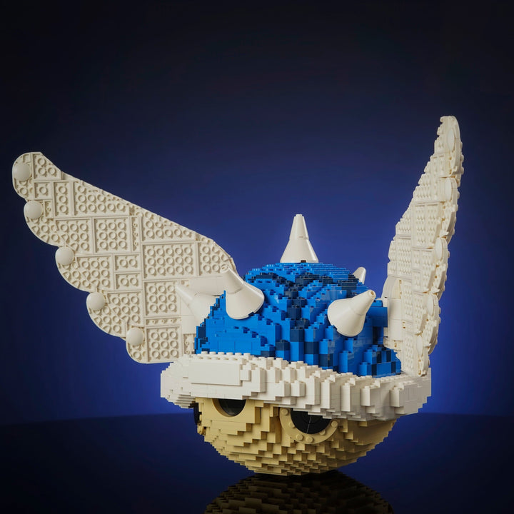 Blue Shell Life-Sized Replica made of LEGO® Bricks By Bricker Builds