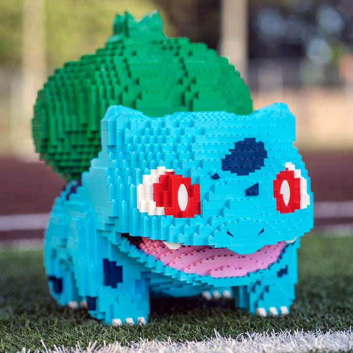 Petal Pal built with LEGO® bricks - by Bricker Builds in a field