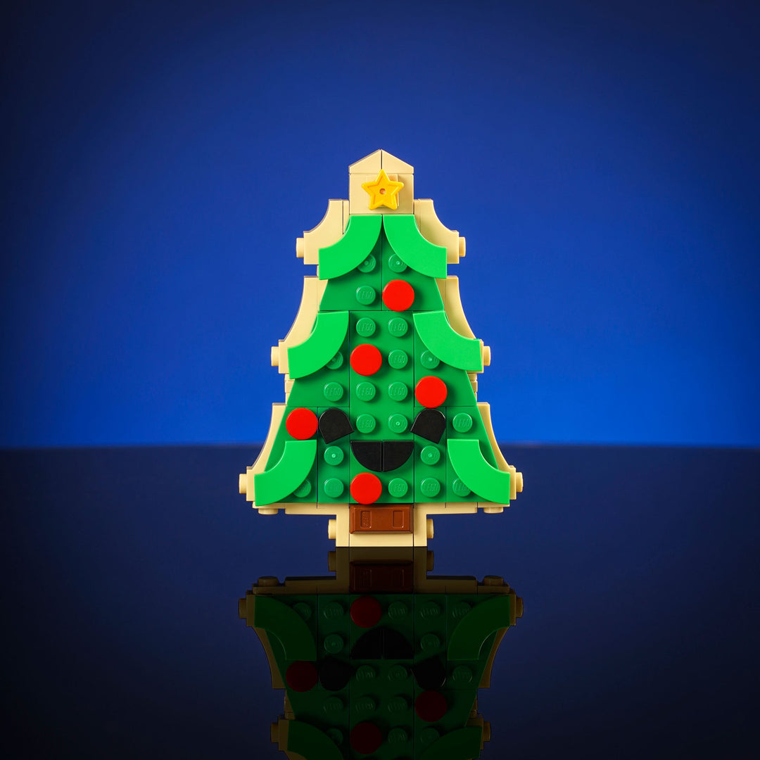 Tree Cookie Ornament made of LEGO® Bricks by Bricker Builds