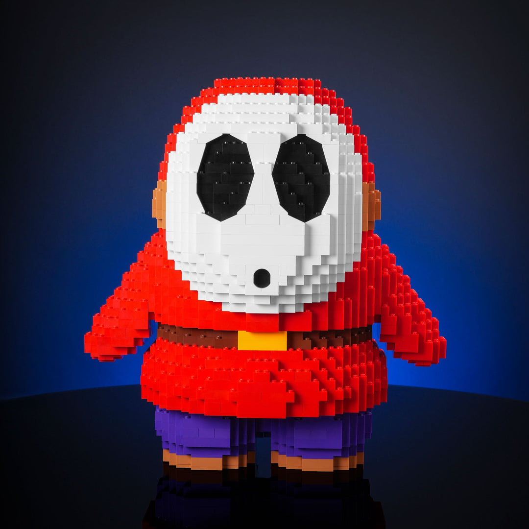 Coy Boy made of LEGO bricks by Bricker Builds