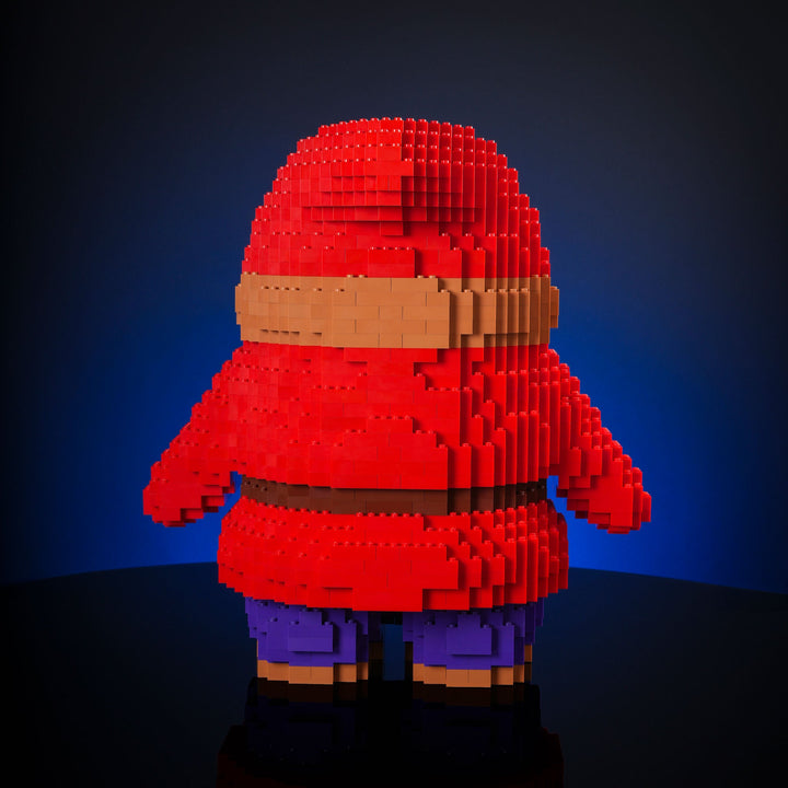 Coy Boy made of LEGO bricks by Bricker Builds