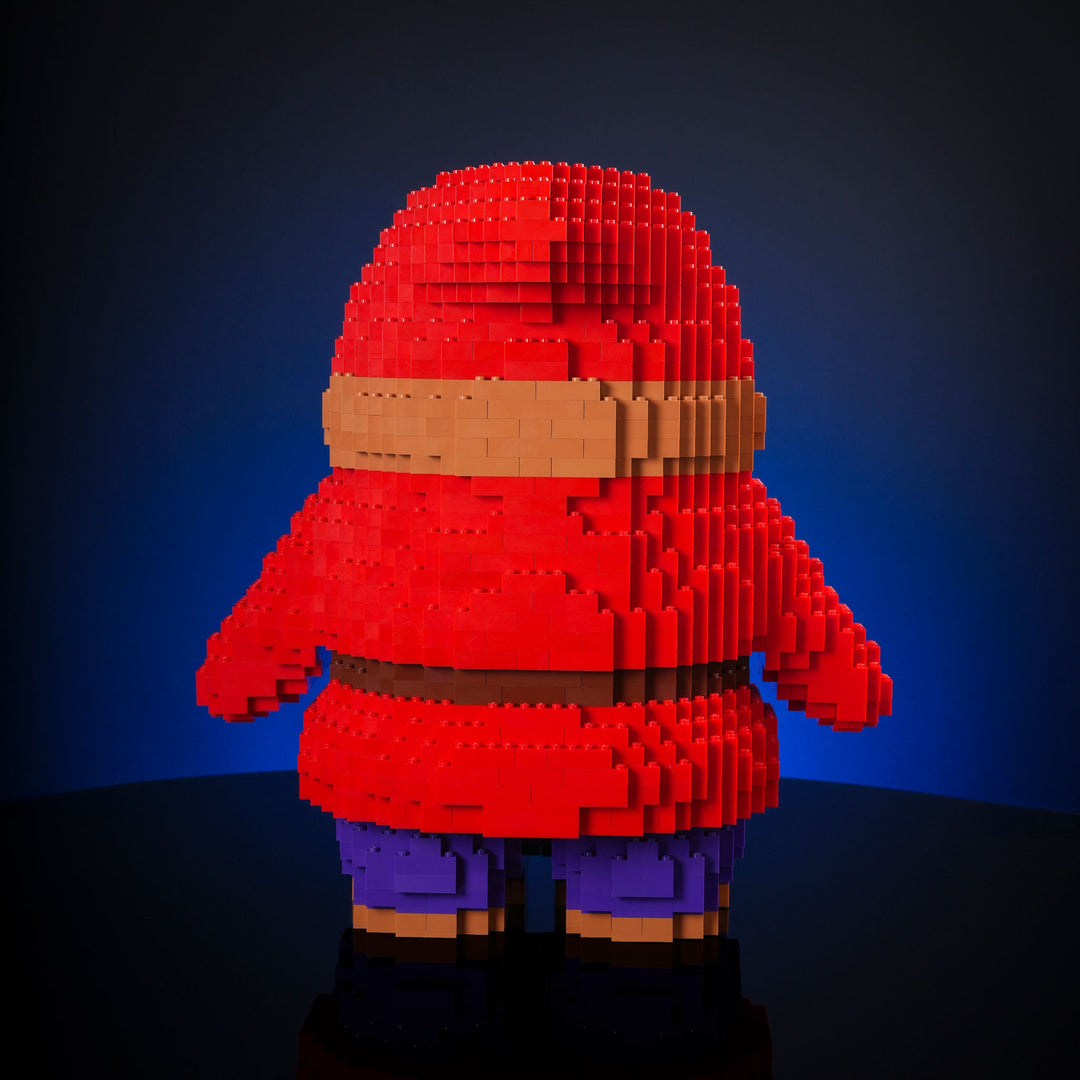 Coy Boy made of LEGO bricks by Bricker Builds