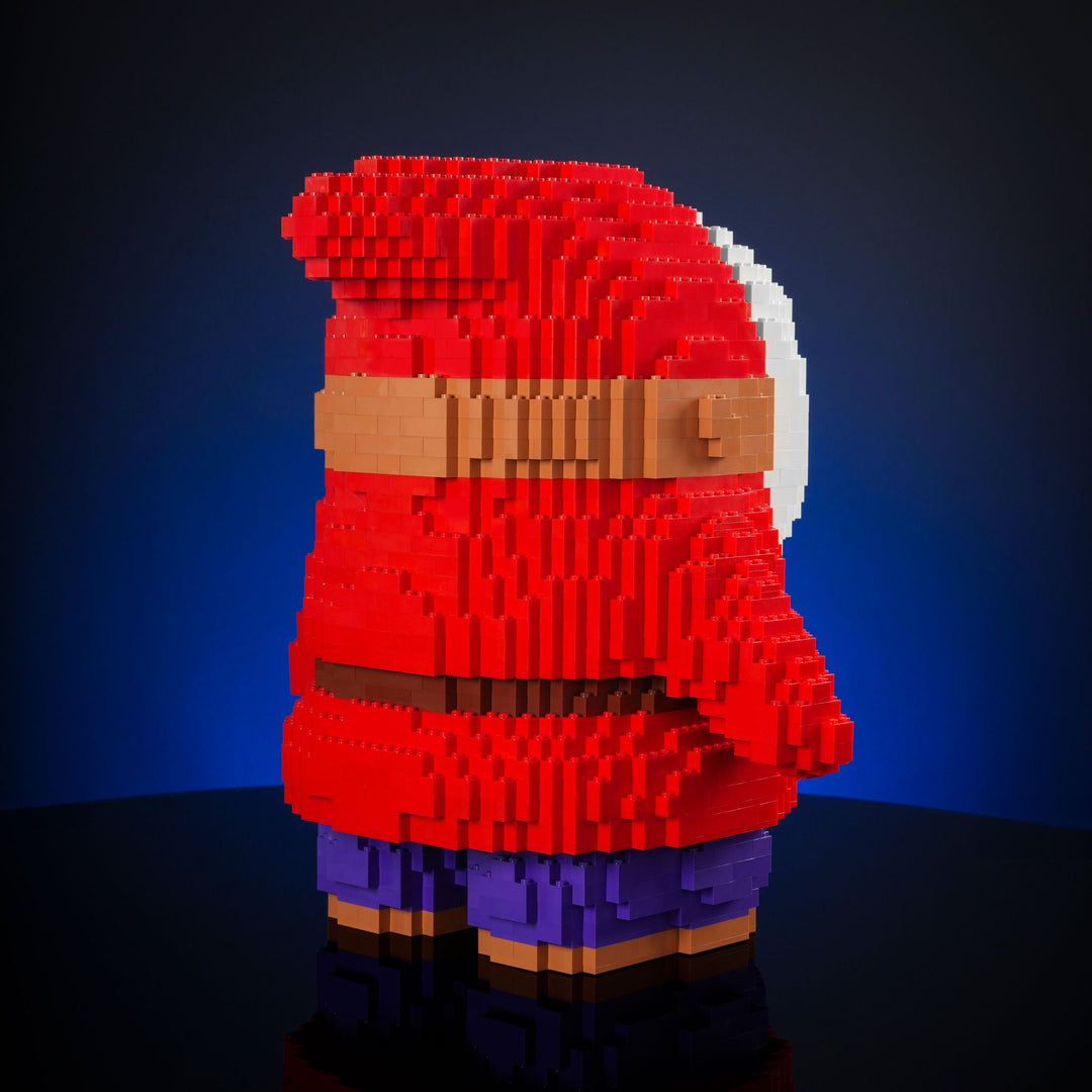 Coy Boy made of LEGO bricks by Bricker Builds