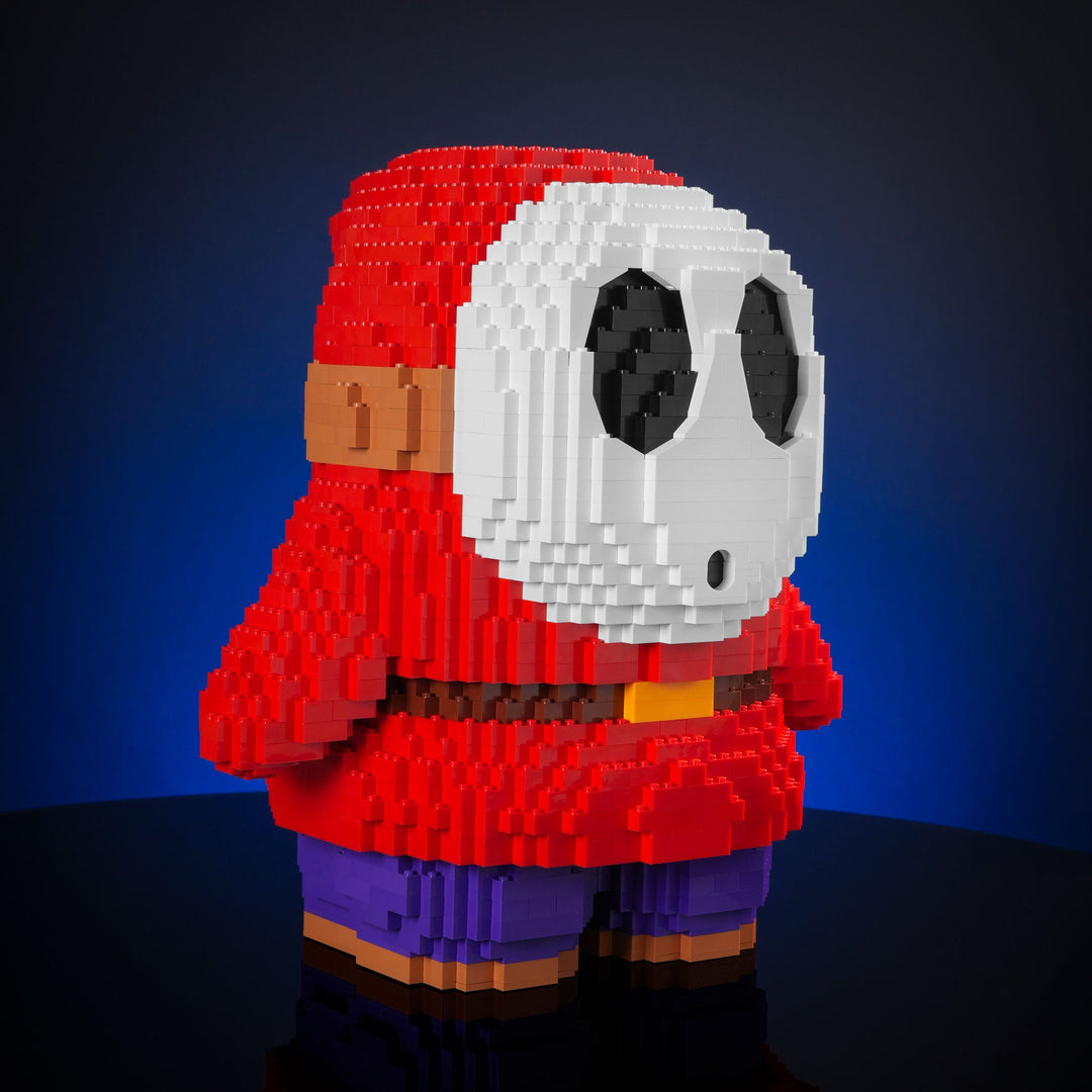 Coy Boy made of LEGO bricks by Bricker Builds