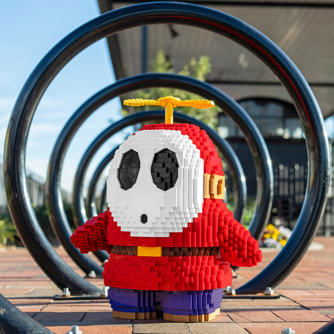 Coy Boy made of LEGO bricks by Bricker Builds