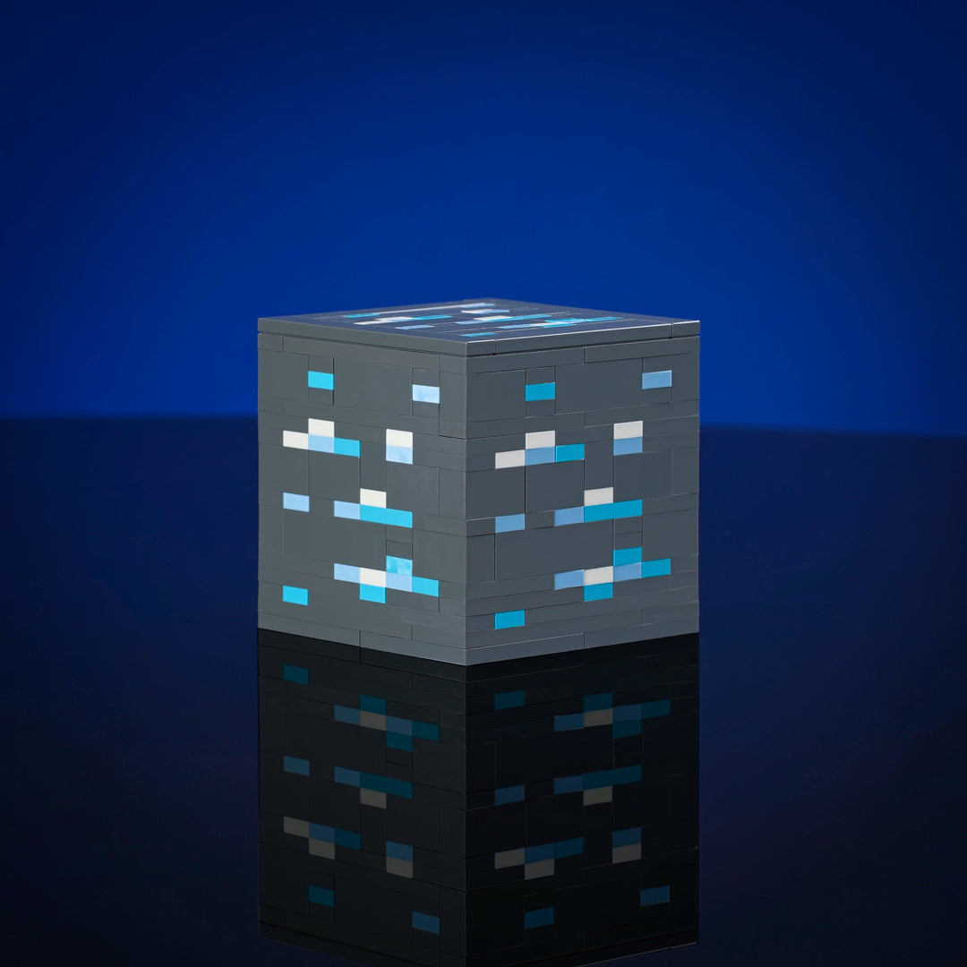 Diamond Block made of LEGO® bricks by Bricker Builds