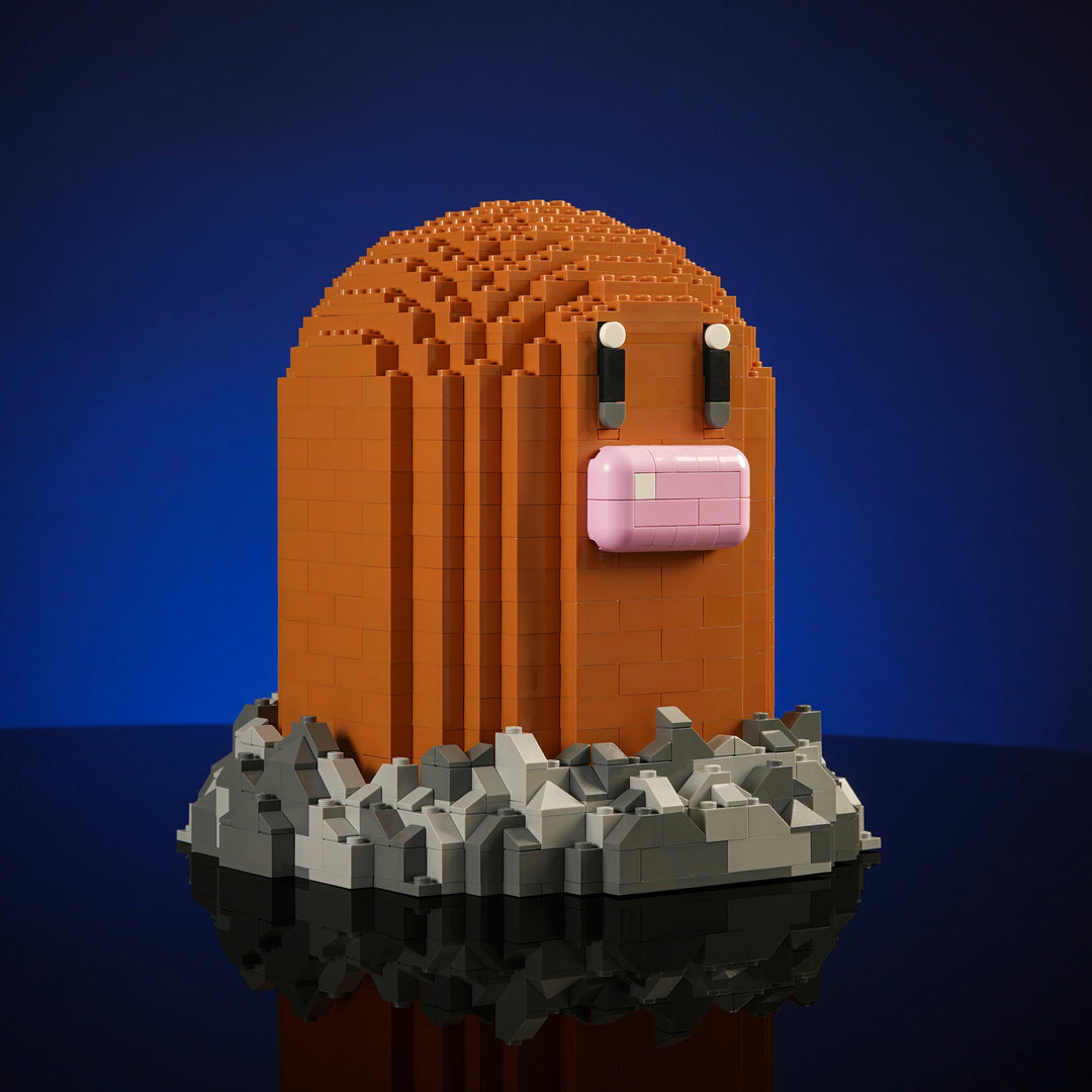 Life-Sized Dig-A-Little Sculpture made of LEGO® Bricks by Bricker Builds