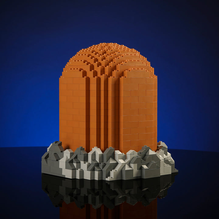 Life-Sized Dig-A-Little Sculpture made of LEGO® Bricks by Bricker Builds