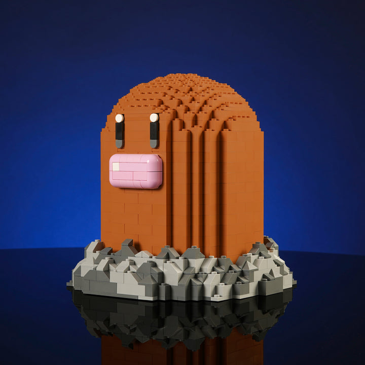 Life-Sized Dig-A-Little Sculpture made of LEGO® Bricks by Bricker Builds