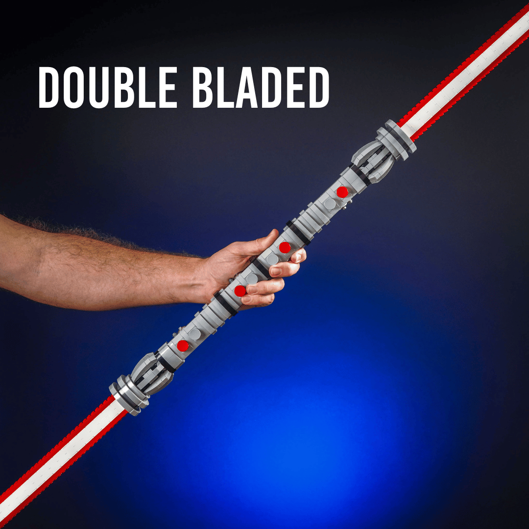 Double Bladed Lord Maul's Sabers made by Bricker Builds built with LEGO® Bricks 