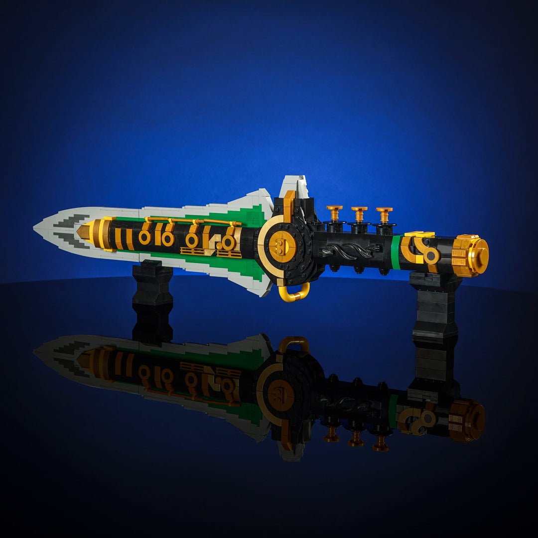 Life-Sized Dragon Dagger Replica made of LEGO® Bricks By Bricker Builds