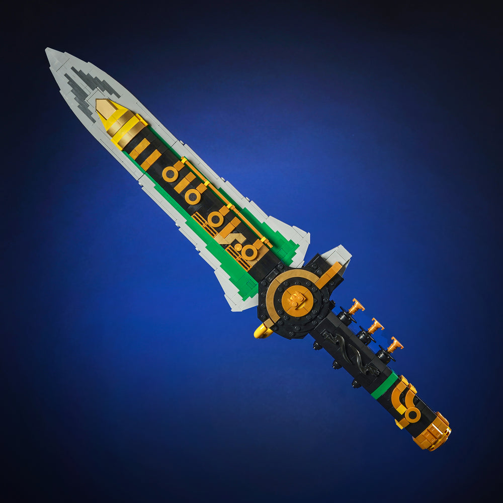 Life-Sized Dragon Dagger Replica made of LEGO® Bricks By Bricker Builds