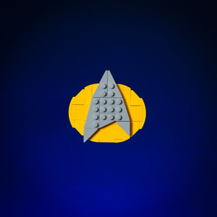 Federation Badge made of LEGO® Bricks by Bricker Builds