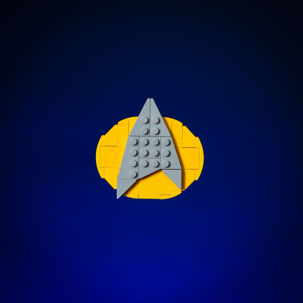 Federation Badge made of LEGO® Bricks by Bricker Builds