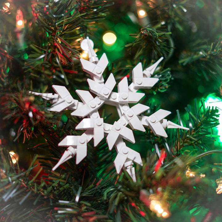Snowflake Ornament made of LEGO® Bricks by Bricker Builds