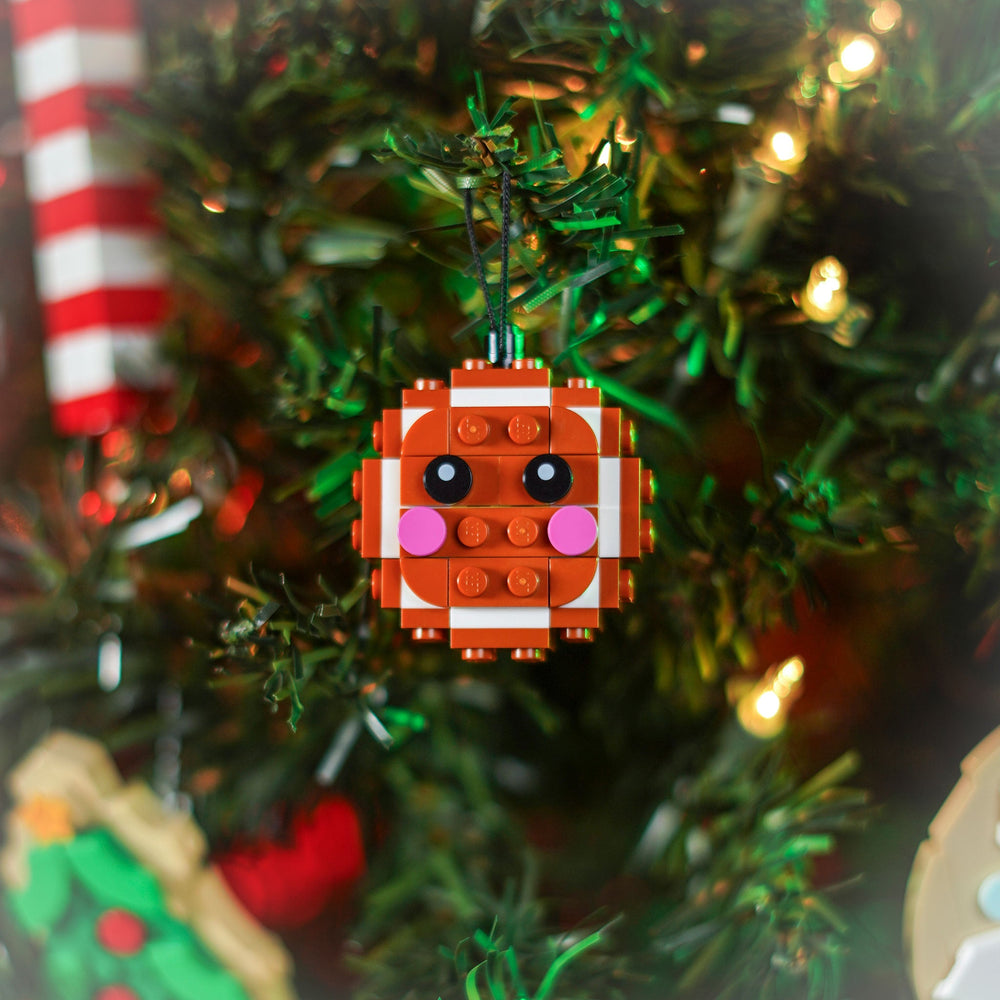 Gingerbread Ornament made of LEGO® Bricks by Bricker Builds