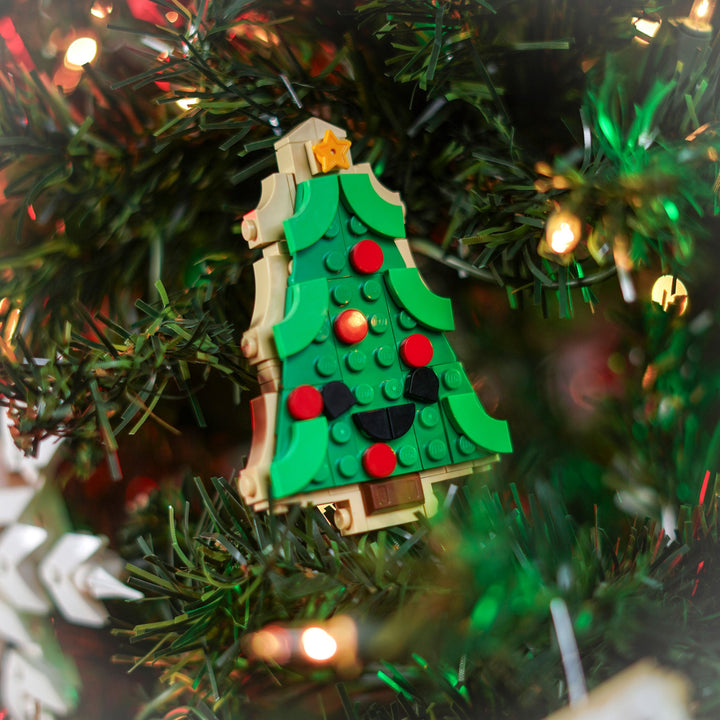 Tree Cookie Ornament made of LEGO® Bricks by Bricker Builds