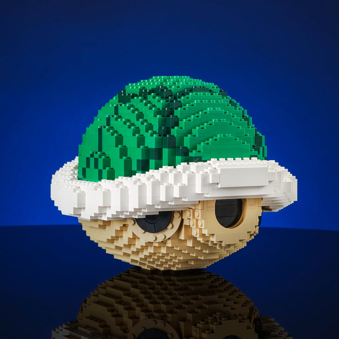 Green Shell Life-sized Replica made of LEGO® Bricks by Bricker Builds