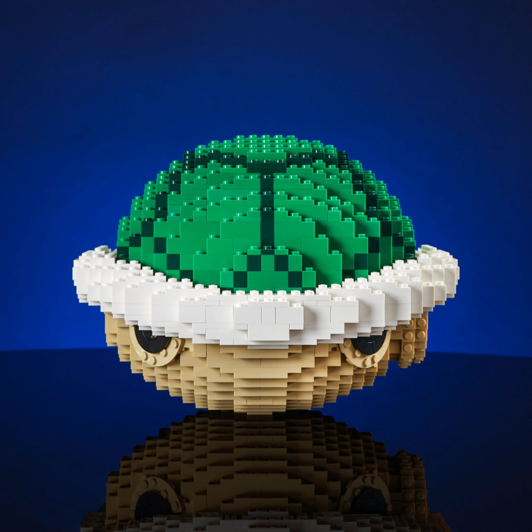 Green Shell Life-sized Replica made of LEGO® Bricks by Bricker Builds