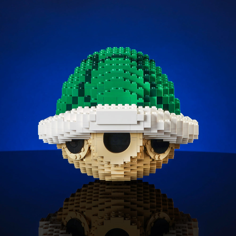 Green Shell Life-sized Replica made of LEGO® Bricks by Bricker Builds