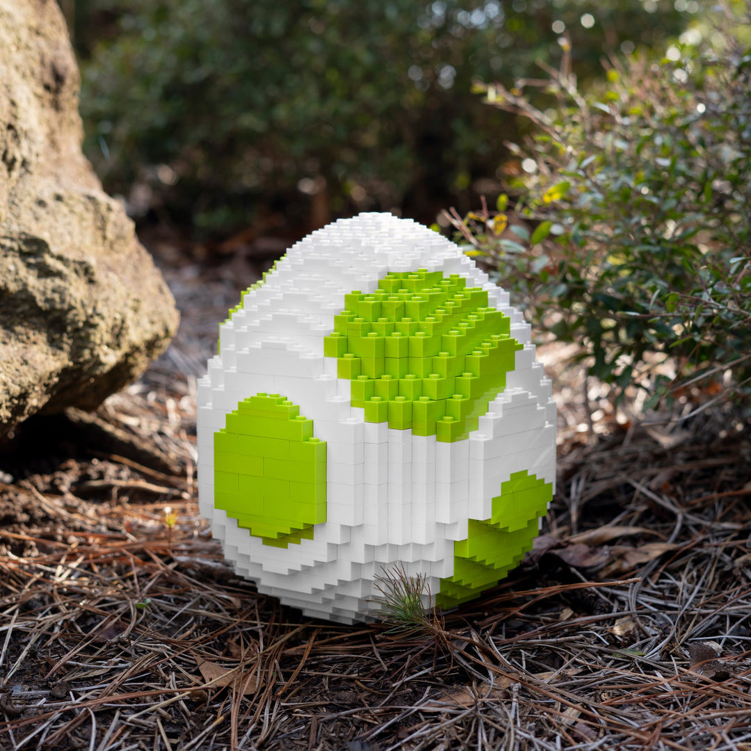Italian Dino Egg in Nature Made from LEGO Bricks by Bricker Builds