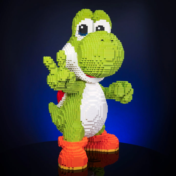 Italian Dinosaur life-sized sculpture made of LEGO® bricks by Bricker Builds