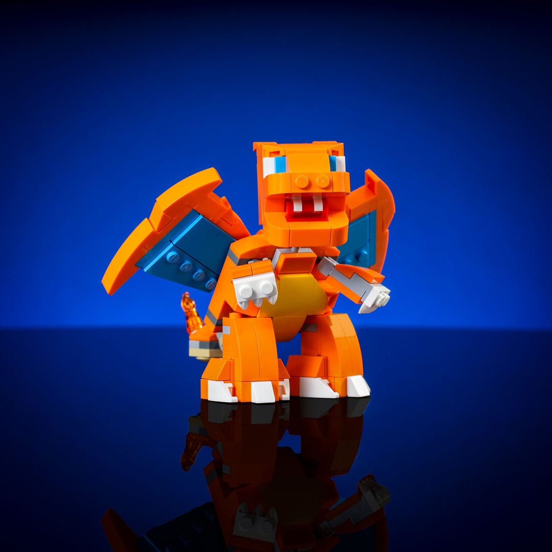 Fire Dragon made of LEGO bricks by Bricker Builds