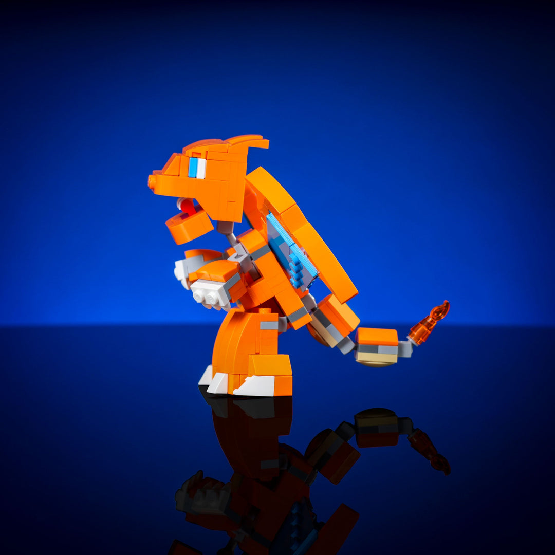 Fire Dragon made of LEGO bricks by Bricker Builds